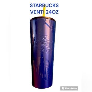 STARBUCKS TUMBLER VENTI 24 OZ. NWT. Navy Blue.